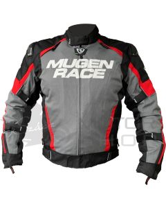 Mugen Race NJ-MNR-2029 Black/Red/Grey motoros kabát