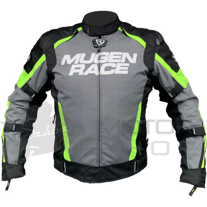 Mugen Race NJ-MNR-2029 Black/Fluo/Grey motoros kabát
