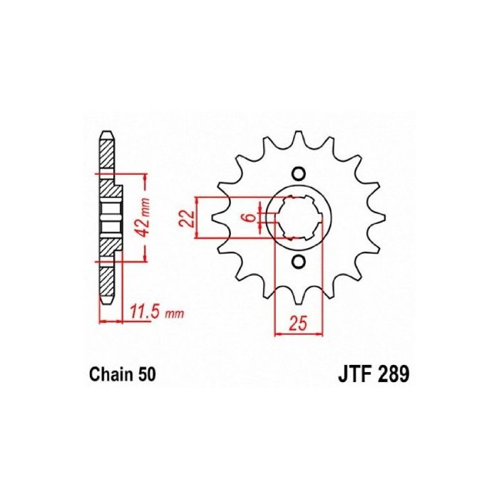 JTF 289 lánckerék