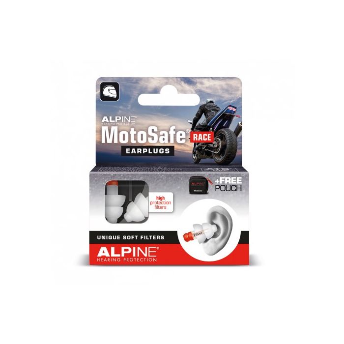 ALPINE MotoSafe Race - Szűrős füldugó 