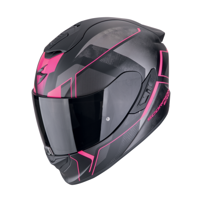 SCORPION EXO-1400 EVO II AIR INTENSIO MATT BLACK/PINK bukósisak