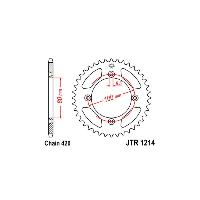 JTR 1214 lánckerék