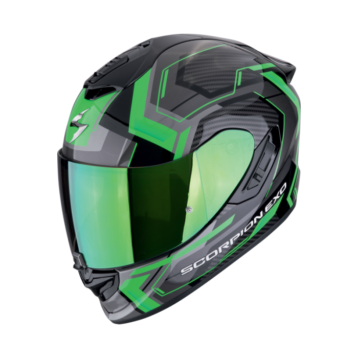 SCORPION EXO-1400 EVO II AIR LINART BLACK/GREEN bukósisak