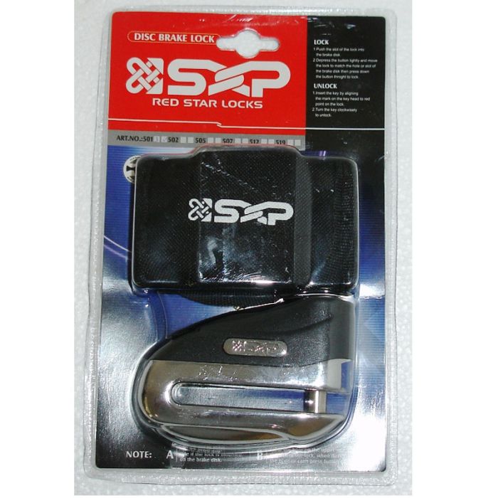 SXP501 tárcsafékzár