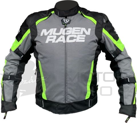 Mugen Race NJ-MNR-2029 Black/Fluo/Grey motoros kabát