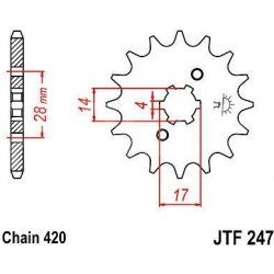 JTF 247 lánckerék