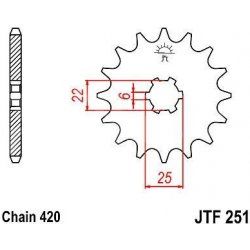 JTF 251 lánckerék