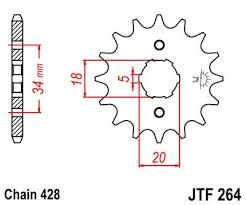 JTF 264 lánckerék