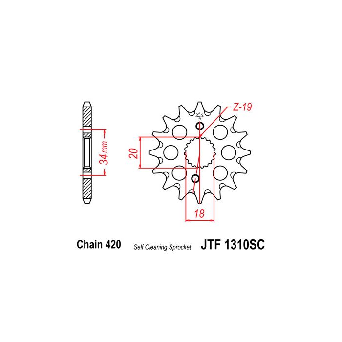 JTF 1310 lánckerék