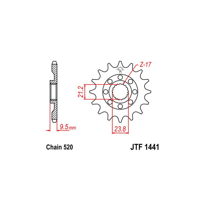 JTF 1441 lánckerék