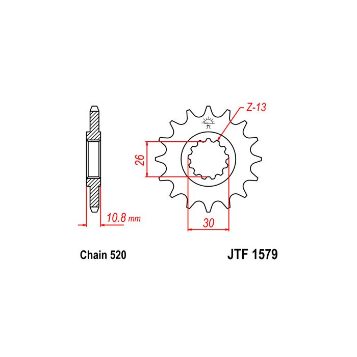 JTF 1579 lánckerék