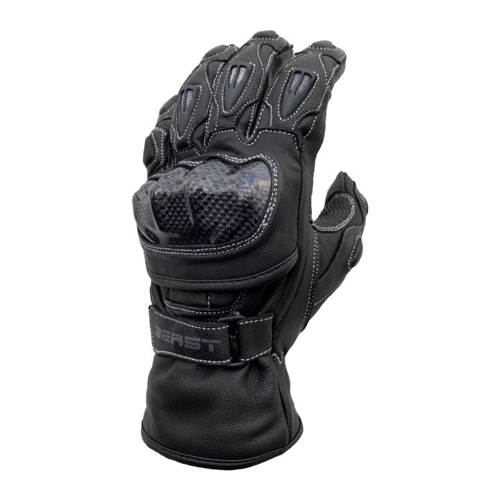 BEAST BST-3062 Black motoros kesztyű