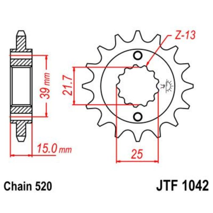 JTF 1042 lánckerék