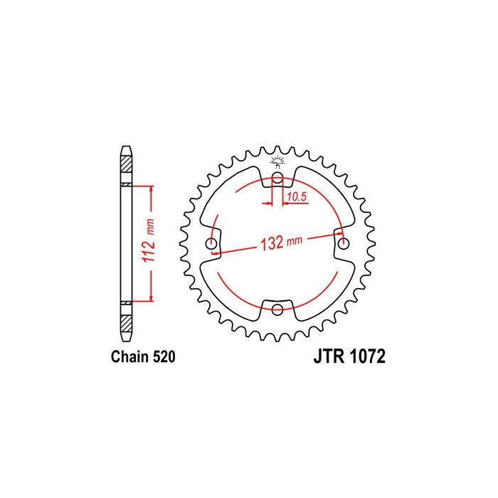 JTR 1072 lánckerék