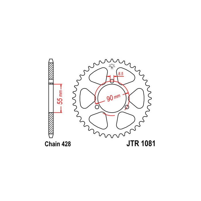 JTR 1081 lánckerék