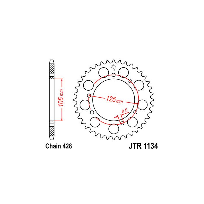 JTR 1134 lánckerék