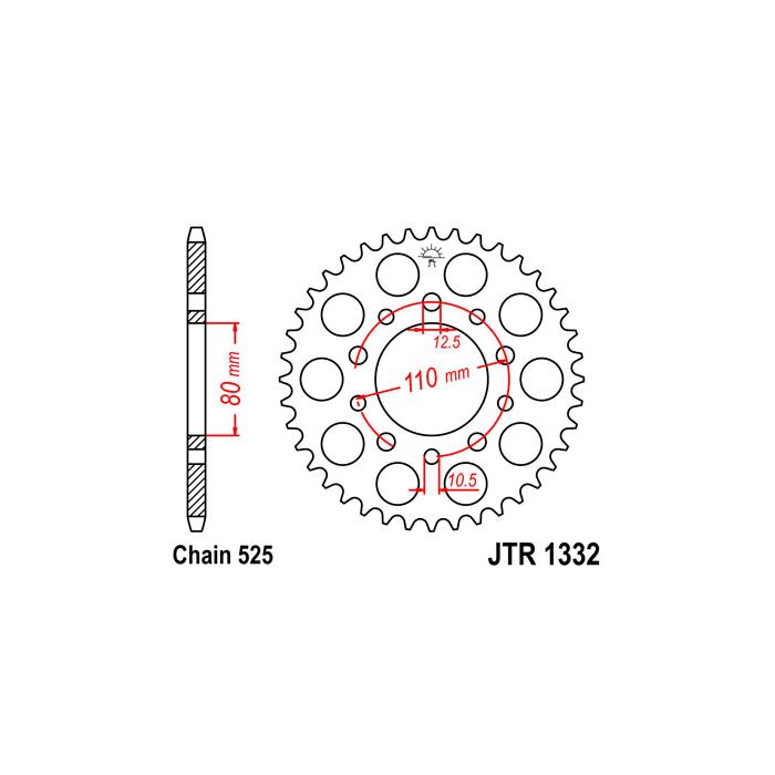 JTR 1332 lánckerék