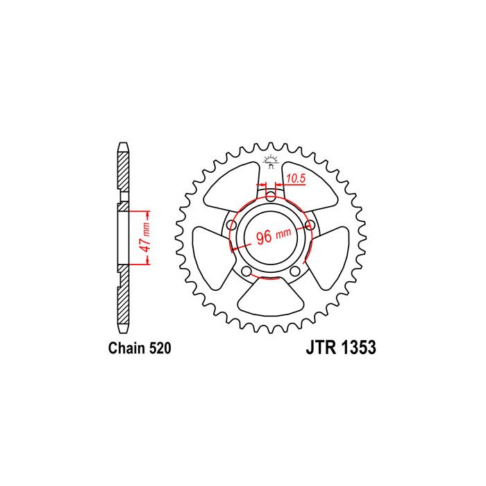 JTR 1353 lánckerék