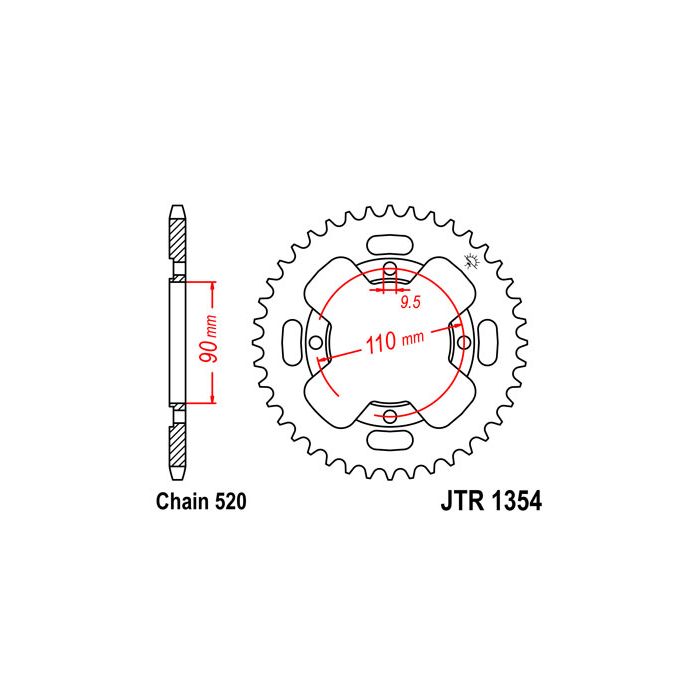 JTR 1354 lánckerék