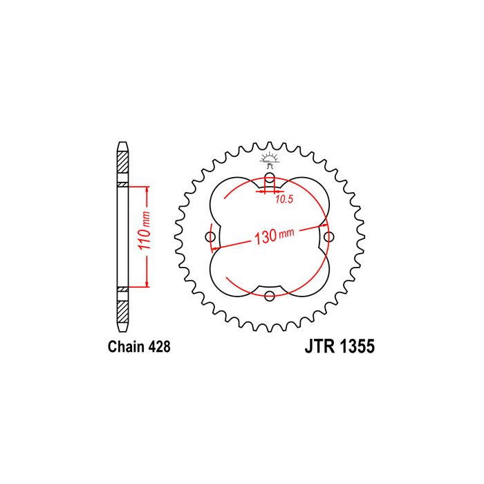 JTR 1355 lánckerék