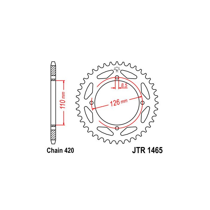 JTR 1465 lánckerék