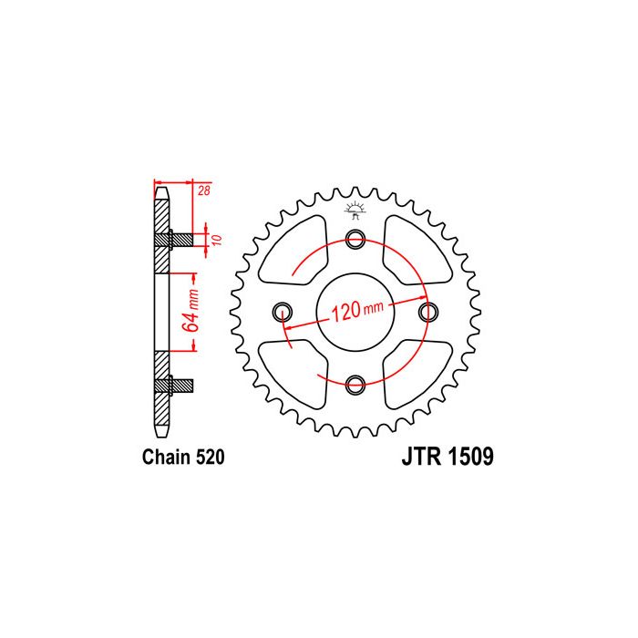 JTR 1509 lánckerék