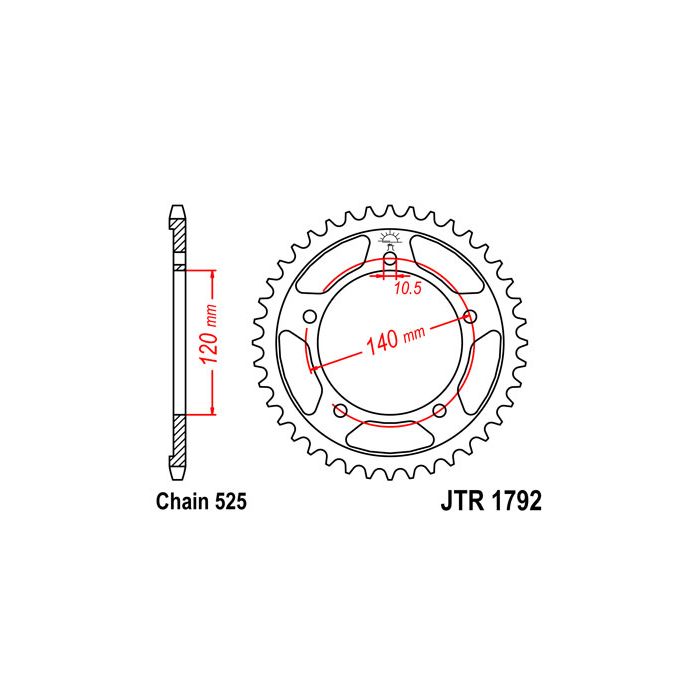 JTR 1792 lánckerék