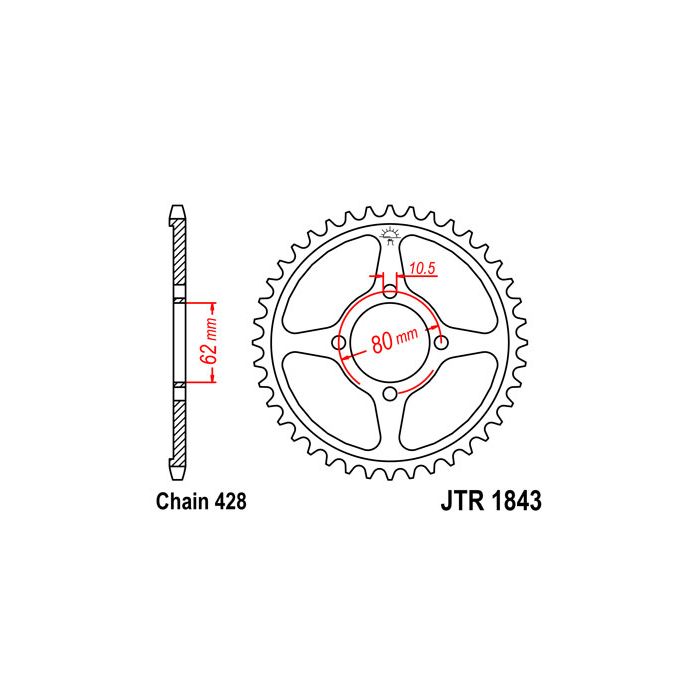 JTR 1843 lánckerék