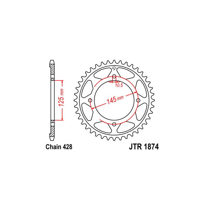 JTR 1874 lánckerék