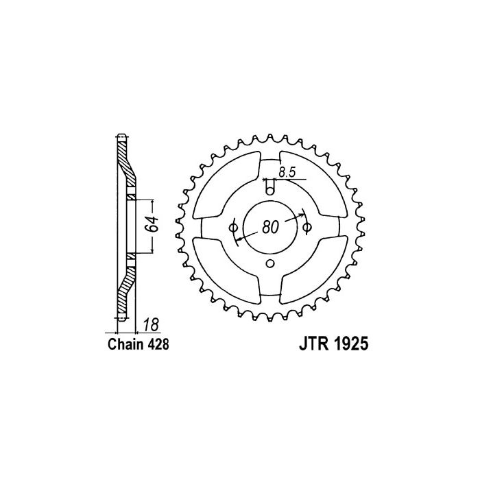 JTR 1925 lánckerék