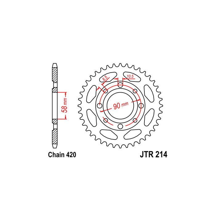 JTR 214 lánckerék