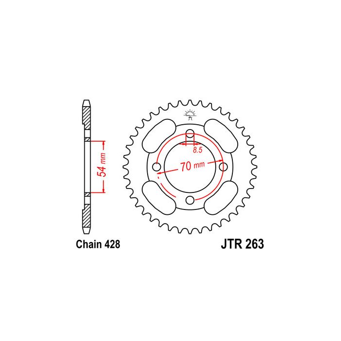 JTR 263 lánckerék