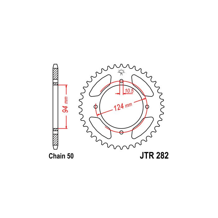 JTR 282 lánckerék