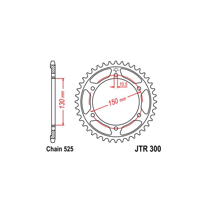 JTR 300 lánckerék