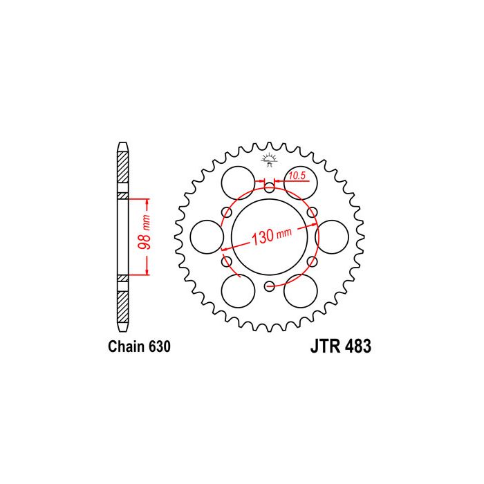 JTR 483 lánckerék