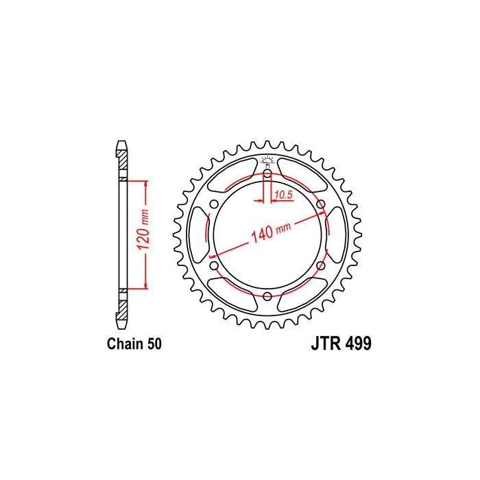 JTR 499 lánckerék