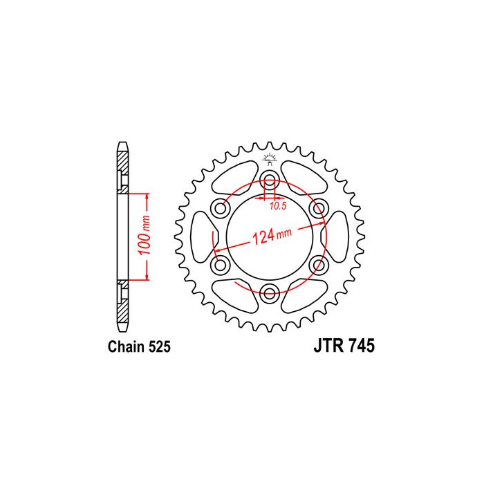 JTR 745 lánckerék