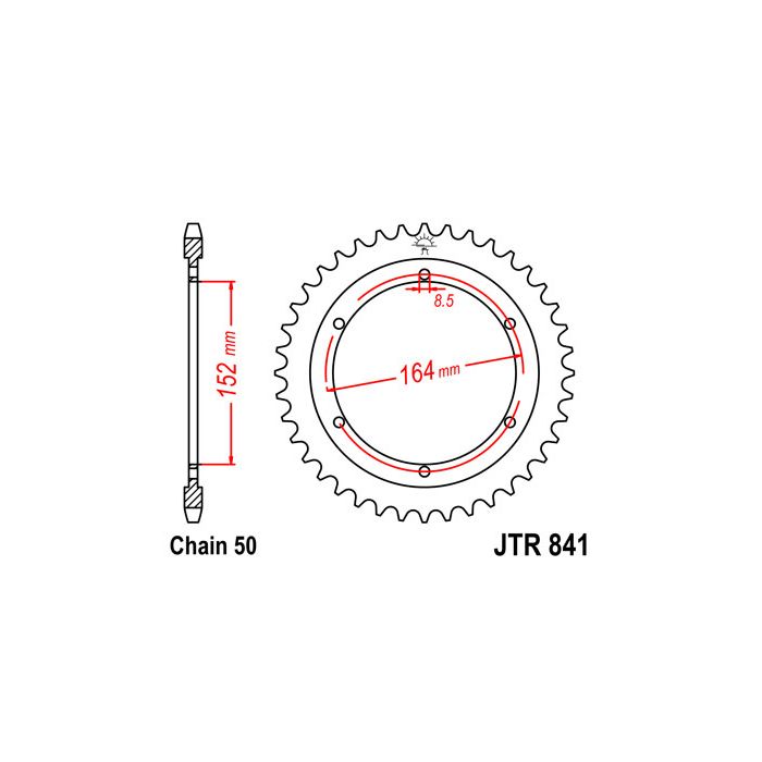 JTR 841 lánckerék