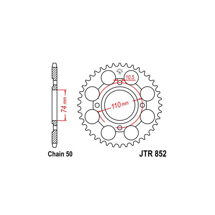 JTR 852 lánckerék