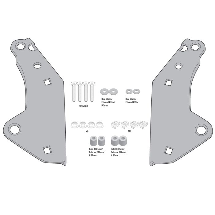 GIVI SR1186 hátsó doboztartó konzol HONDA NSS750 FORZA (2021-2022)