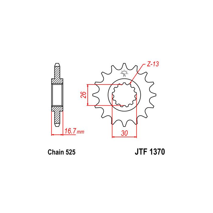 JTF 1370 lánckerék