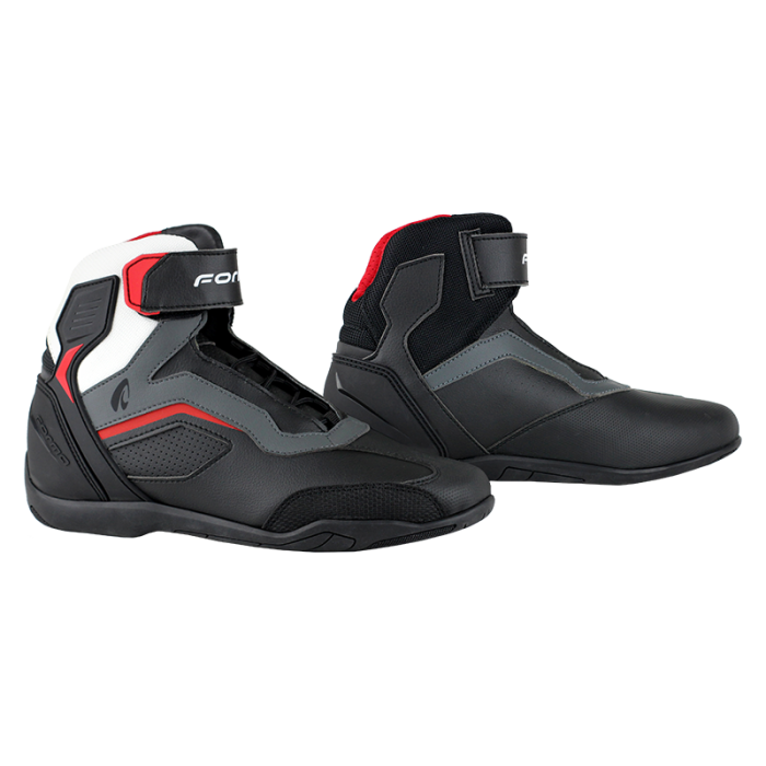 Forma Stinger Flow Evo Black/White/Grey/Red motoros cipő