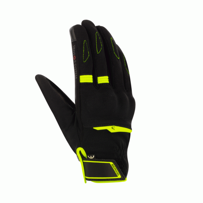 Bering Fletcher Evo  Black/Fluo nyári motoros kesztyű