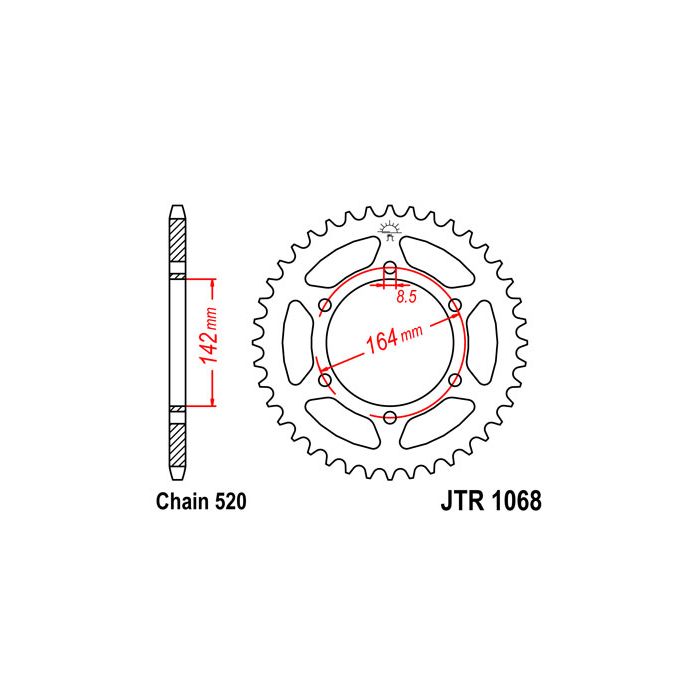 JTR 1068 lánckerék