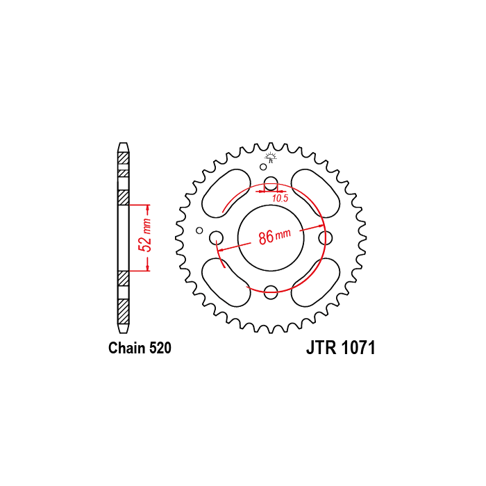 JTR 1071 lánckerék