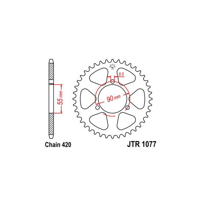 JTR 1077 lánckerék