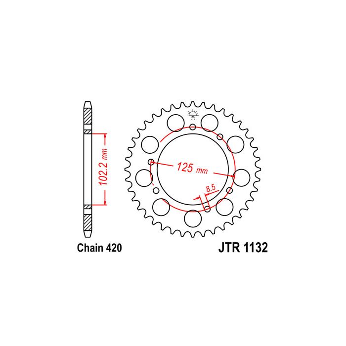 JTR 1132 lánckerék