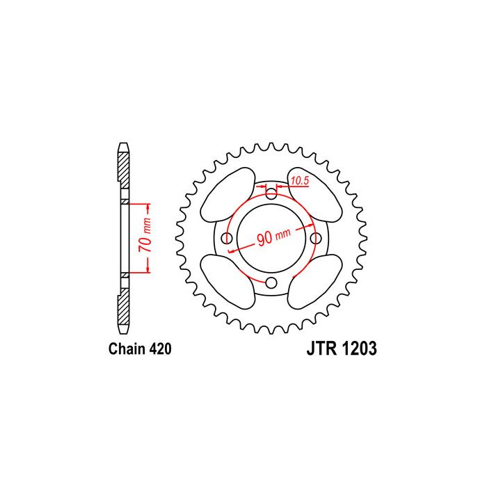 JTR 1203 lánckerék