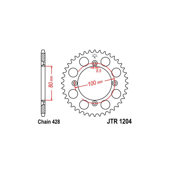 JTR 1204 lánckerék