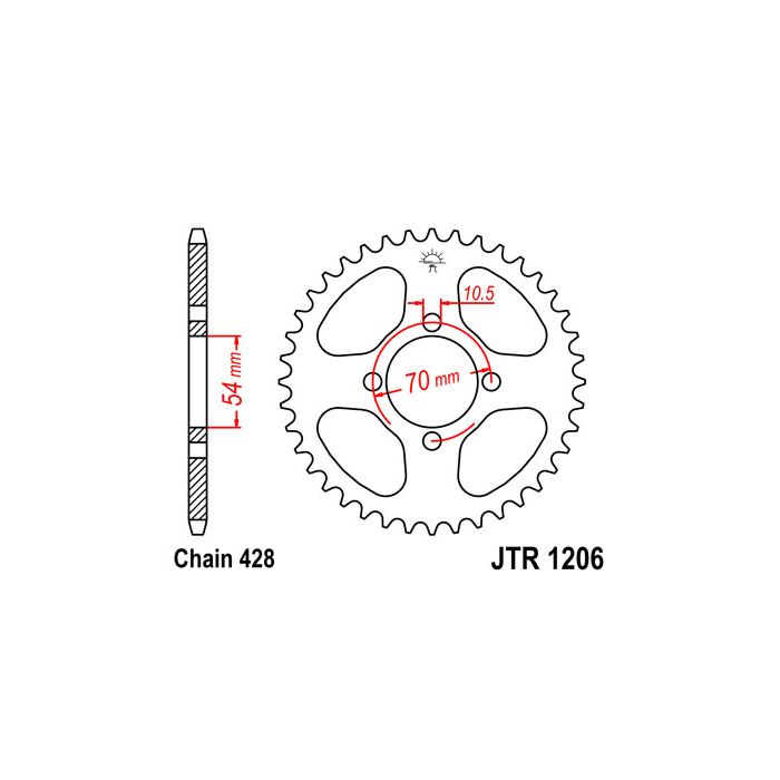 JTR 1206 lánckerék